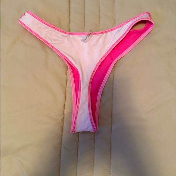 Neon Pink thong Bikini  Bottom - Picture 4 of 6